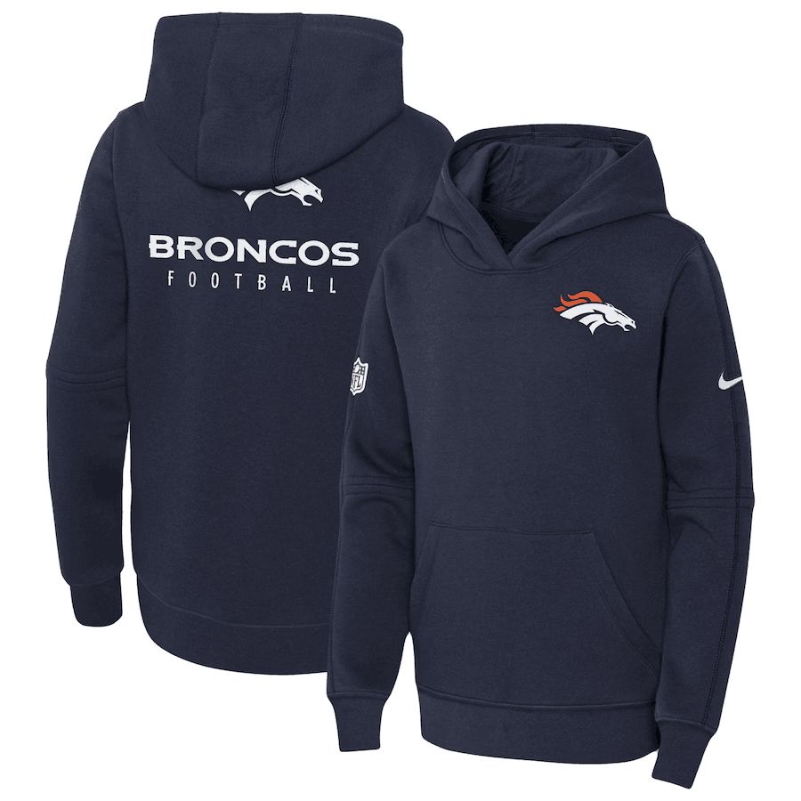 Youth 2023 NFL Denver Broncos blue Sweatshirt style 1